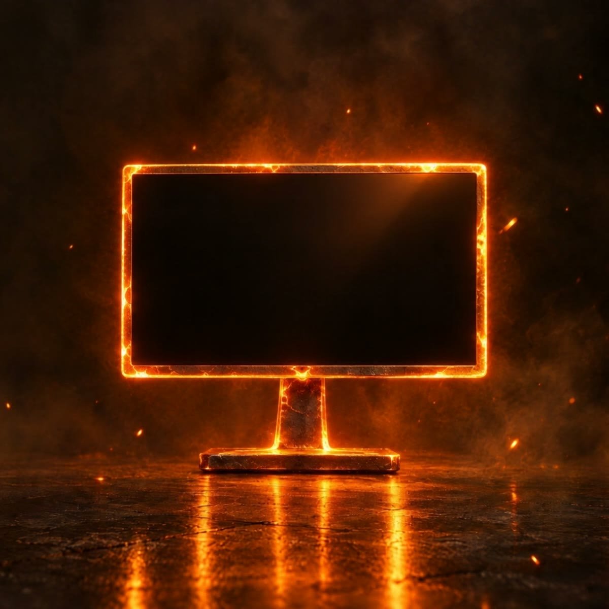 Monitor, skovan iz žarečega železa
